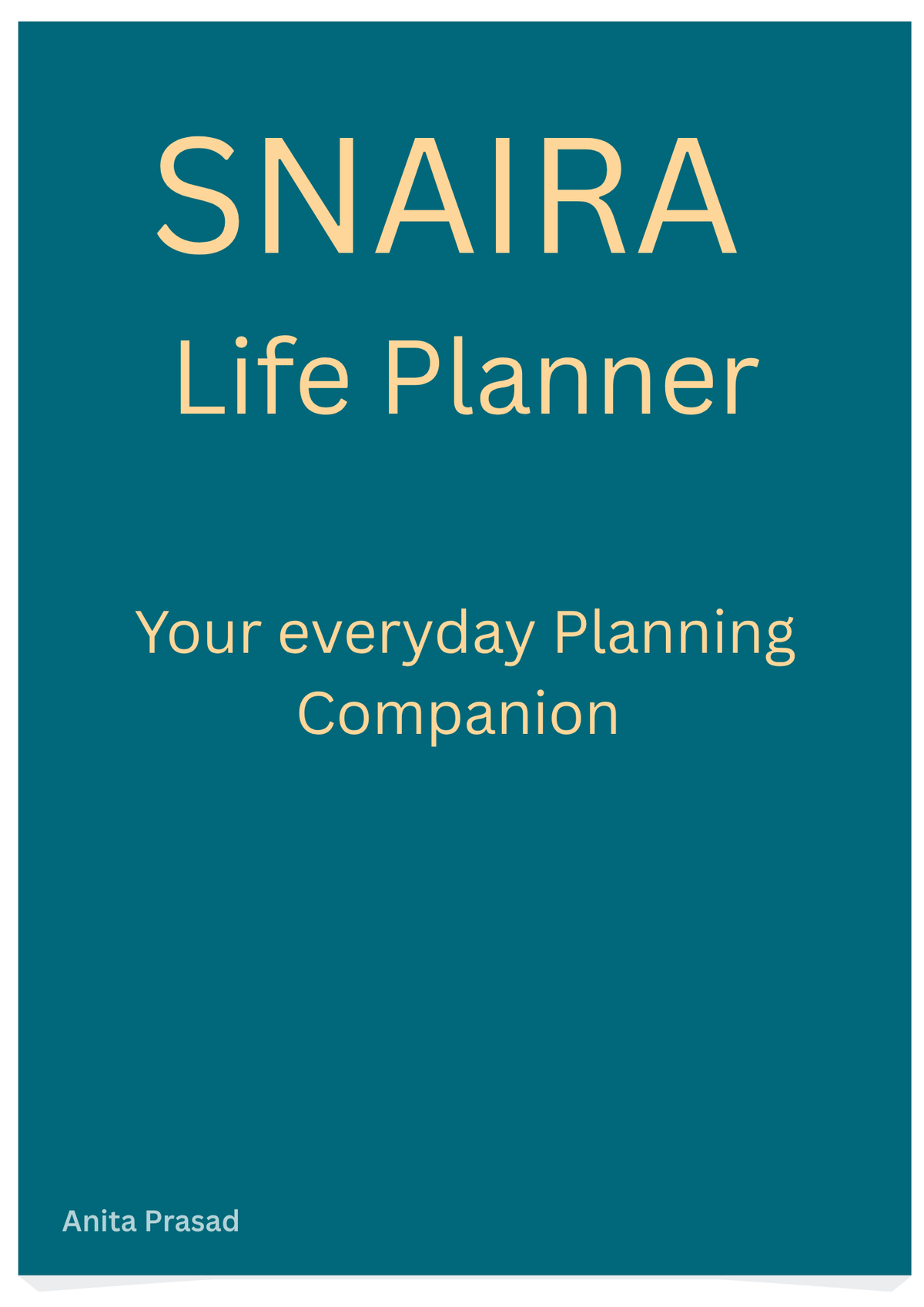 Snaira Life Planner